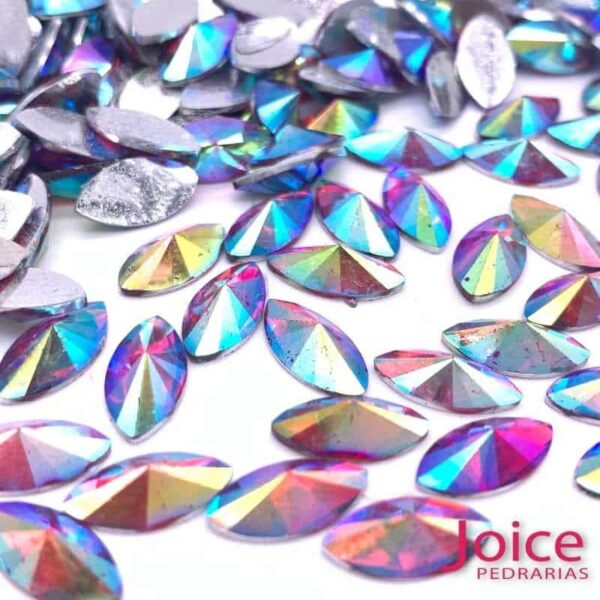Chaton Rivoli Navete 6mm X 12mm C/3500 Unidades