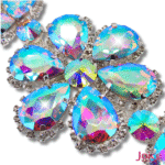 Aplique De Strass 7cm X 26cm C/1-Unidades Ref:LH04 - Imagem 3