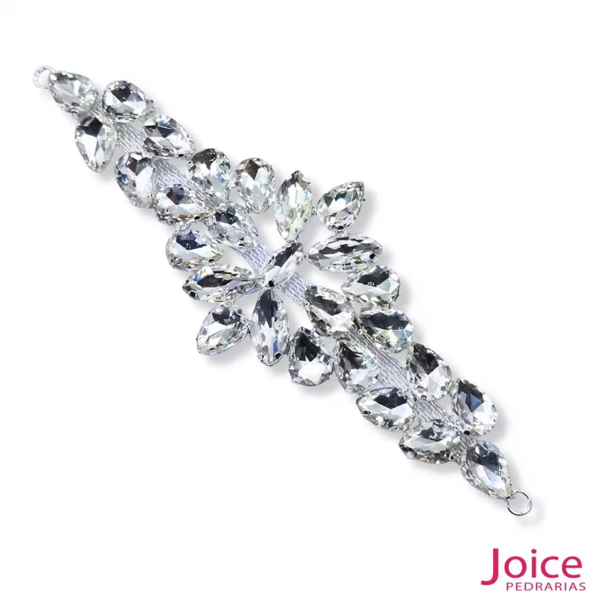 Aplique De Strass 55mm X 160mm C/1-Unidades Ref:201 - Imagem 3