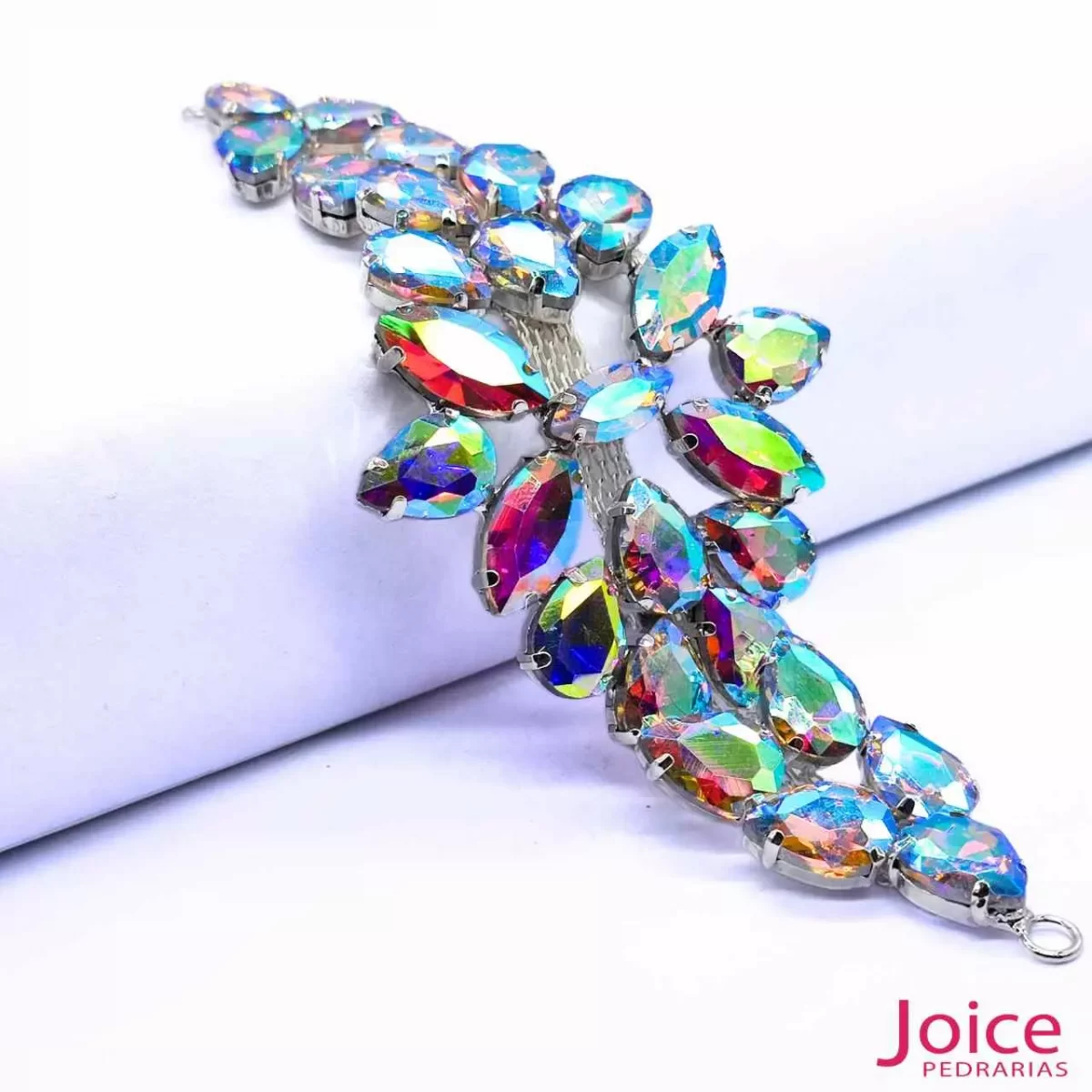 Aplique De Strass 55mm X 160mm C/1-Unidades Ref:201 - Imagem 7