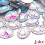 Chaton Oval Indiana Resina 13mm X 18mm C/300unidades - Imagem 2