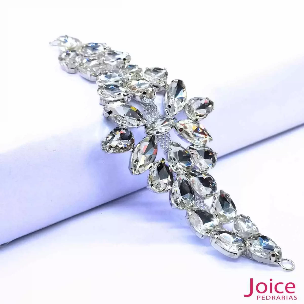 Aplique De Strass 55mm X 160mm C/1-Unidades Ref:201 - Imagem 6