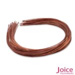 Tiara Arame 1.8mm Para Tubo Glitter Cor:Rose
