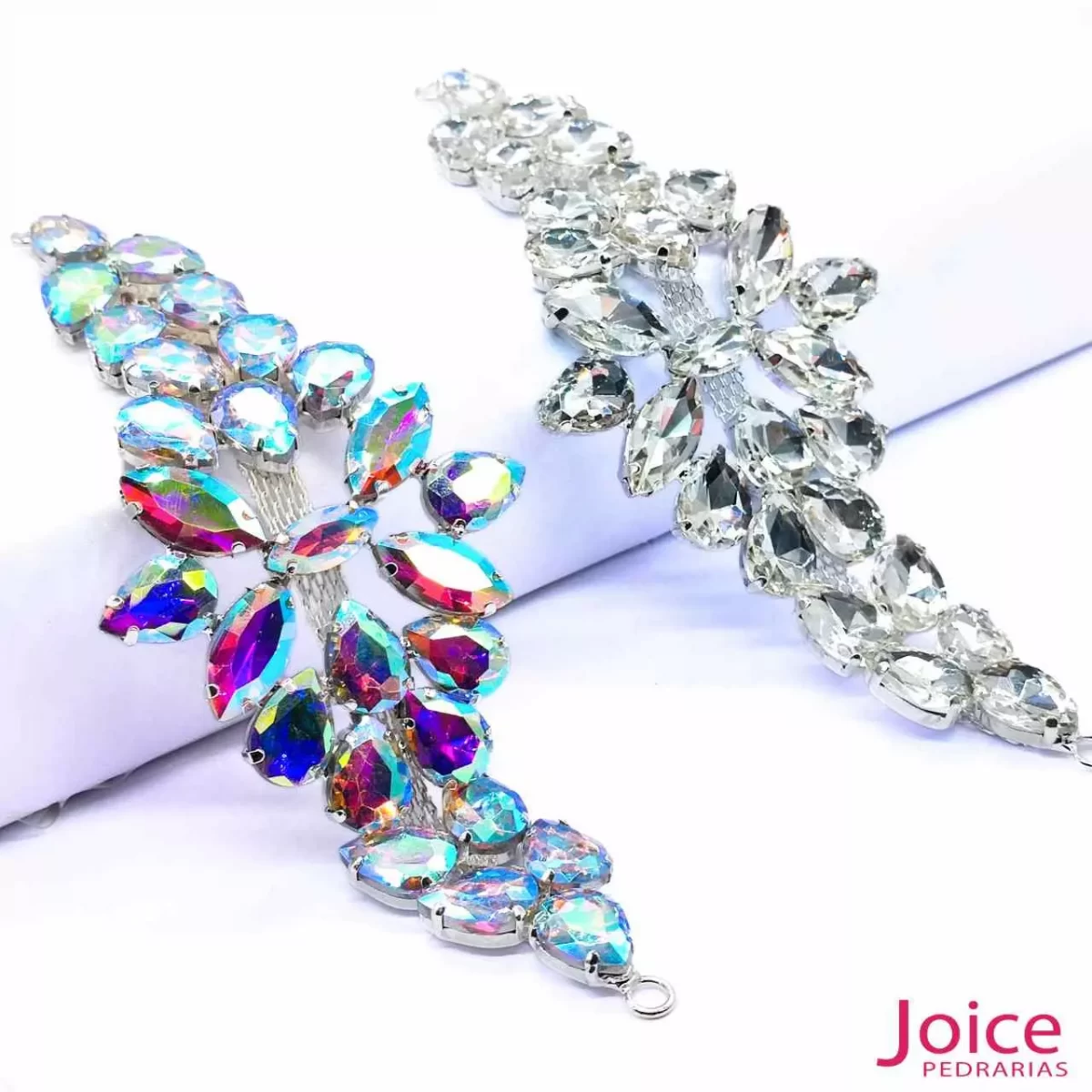 Aplique De Strass 55mm X 160mm C/1-Unidades Ref:201 - Imagem 5