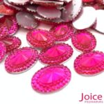 Chaton Oval Indiana Resina 13mm X 18mm C/300unidades - Imagem 8