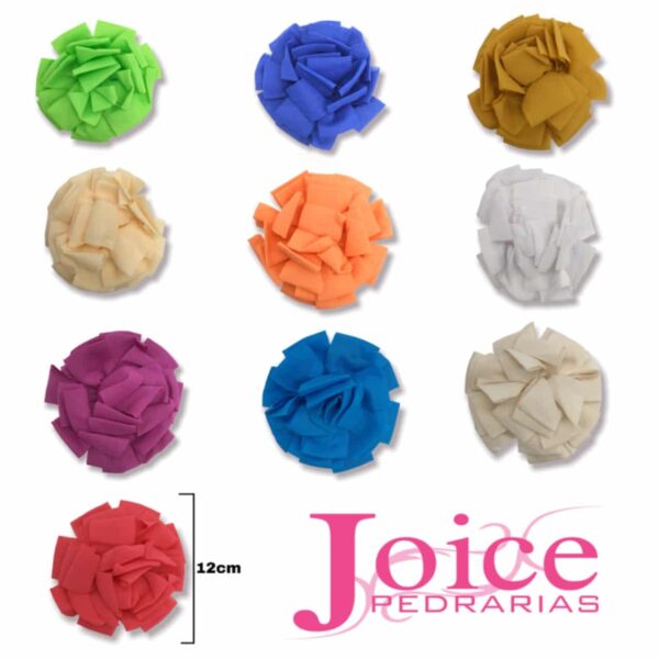 Flor de Tecido 12Cm Por Unidades Ref:227-18