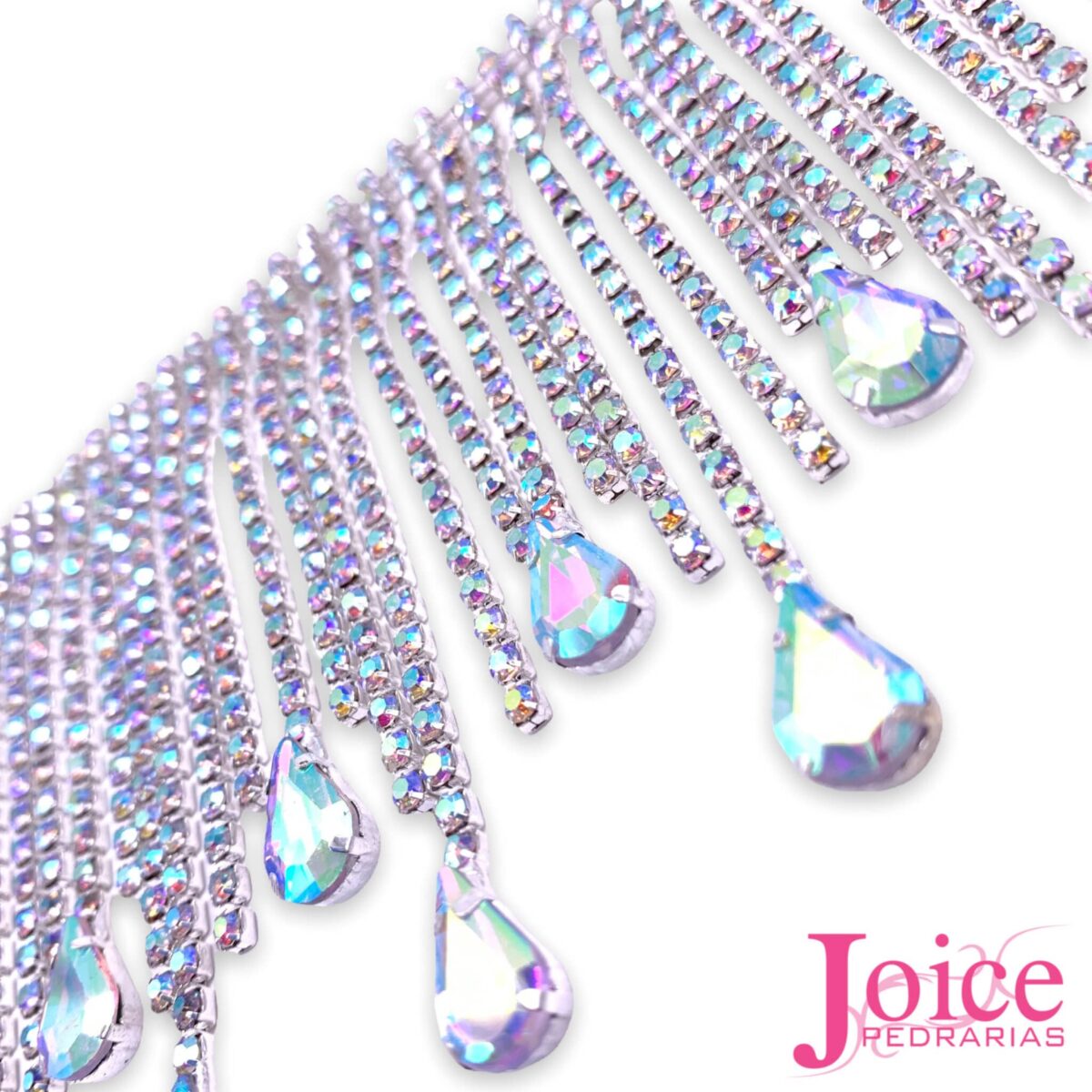 Franja De Strass Vidro 9Cm C/2y=1.8m - Imagem 31