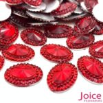 Chaton Oval Indiana Resina 13mm X 18mm C/300unidades - Imagem 3