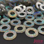 Chaton Açucarado Redondo Vazado 14mm C/500Unidades - Imagem 7