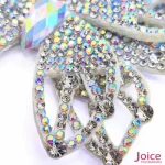 Aplique Borboleta Com Strass De Cristal 75mm X 110mm C/10-Unidades Ref:22-746 - Imagem 3