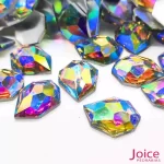 Gota Cristal Imitação Swarovski Com Strass Base Dourada C/200-unidades - Imagem 9
