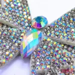 Aplique Borboleta Com Strass De Cristal 75mm X 110mm C/10-Unidades Ref:22-746 - Imagem 2