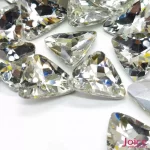 Imitação Swarowski Triangulo Vidro Base Irregular 23mm x 23mm C/50-Unidades - Imagem 7