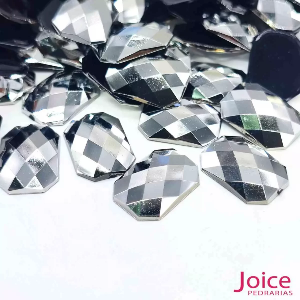 Retângulo Acrílico 13mm X 18mm C/500Unidades - Imagem 8
