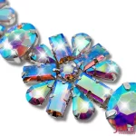 Aplique De Strass 3cm X 14cm C/1-Unidades Ref:LH07 - Imagem 2