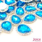 Gota Cristal Imitação Swarovski Com Strass Base De Aço C/200unidades - Imagem 11