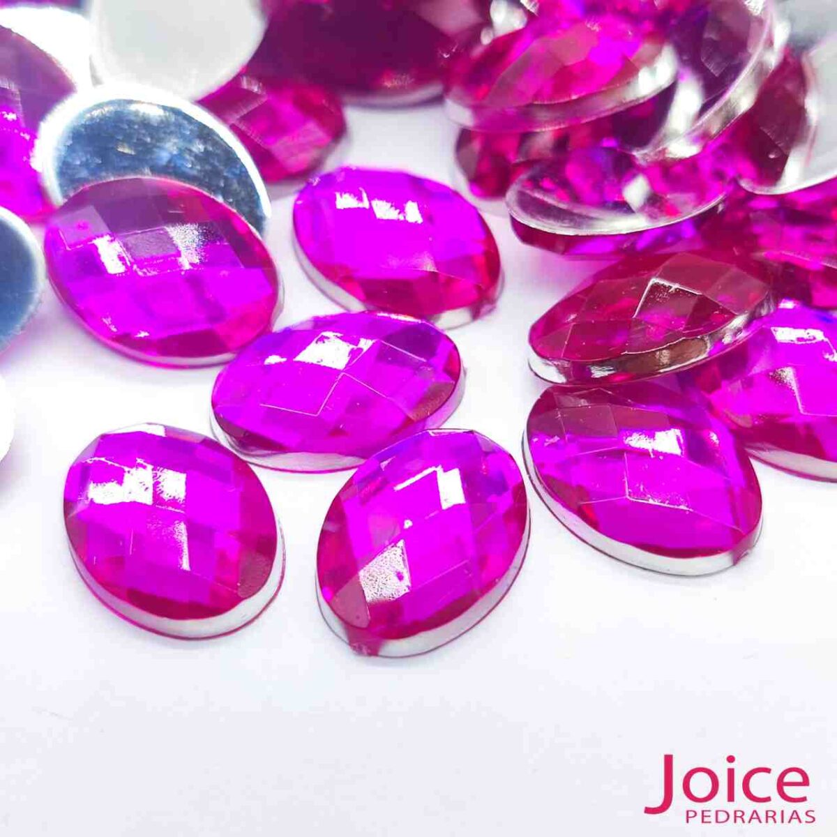 Sextavado Oval 10mm X 14mm Acrílico C/1000Unidades - Imagem 32