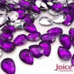 Gota Base Irregular Acrilico 10mm x 14mm C/1000Un - Imagem 28