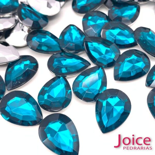 Gota Base Irregular Acrilico 13mm x 18mm c/500Un