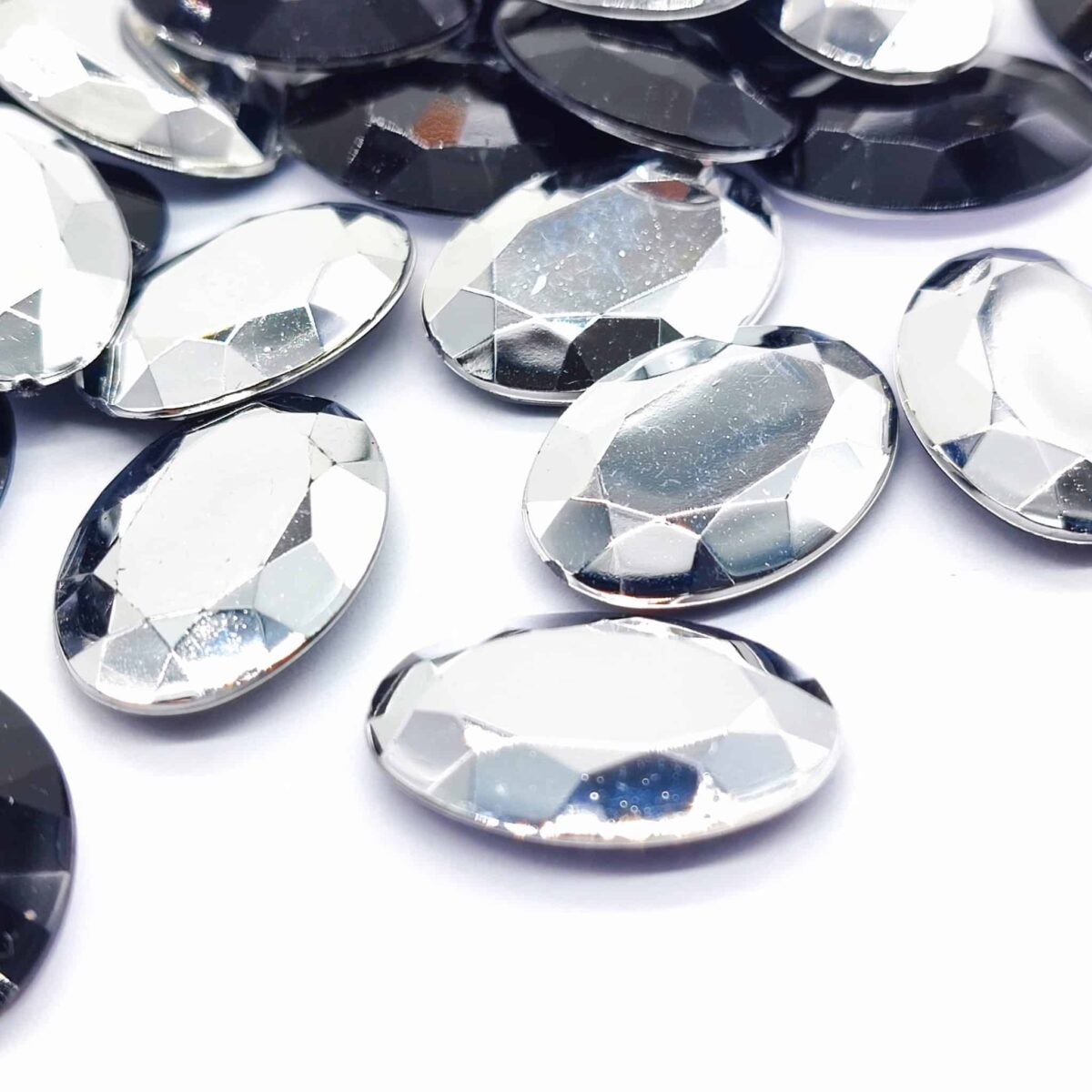 Oval Base Irregular Acrilico 18mm x 25mm C/200-unidades - Imagem 32