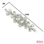 Aplique De Strass 4cm X 13,5cm C/1-Unidades Ref:LH010