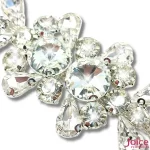 Aplique De Strass 4cm X 13,5cm C/1-Unidades Ref:LH010 - Imagem 2