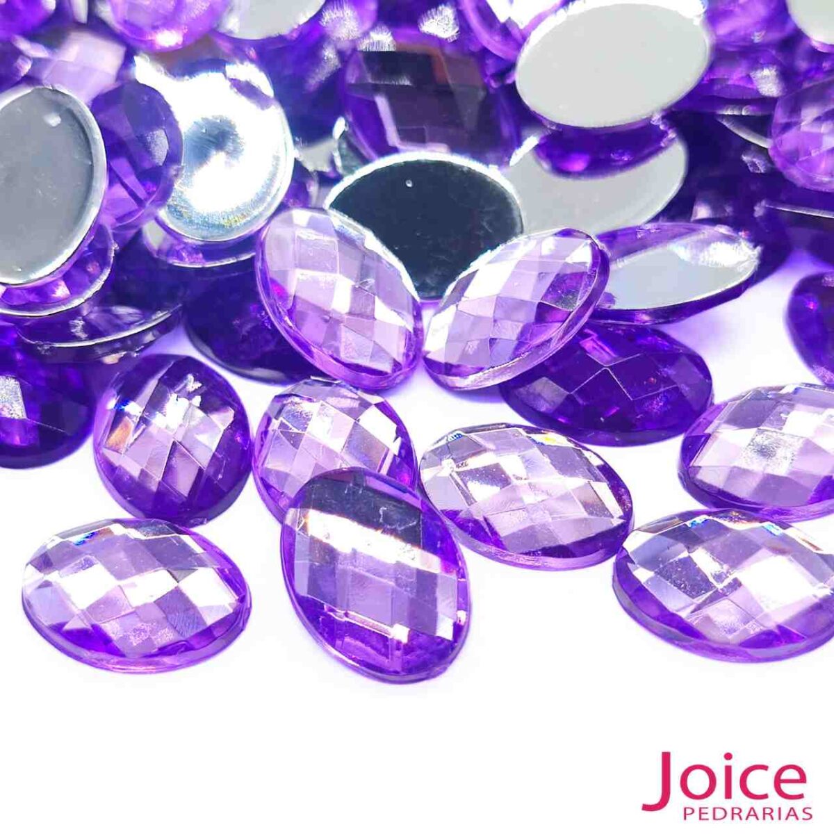Sextavado Oval 10mm X 14mm Acrílico C/1000Unidades - Imagem 33