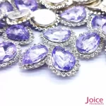 Gota Cristal Imitação Swarovski Com Strass Base De Aço C/200unidades - Imagem 43