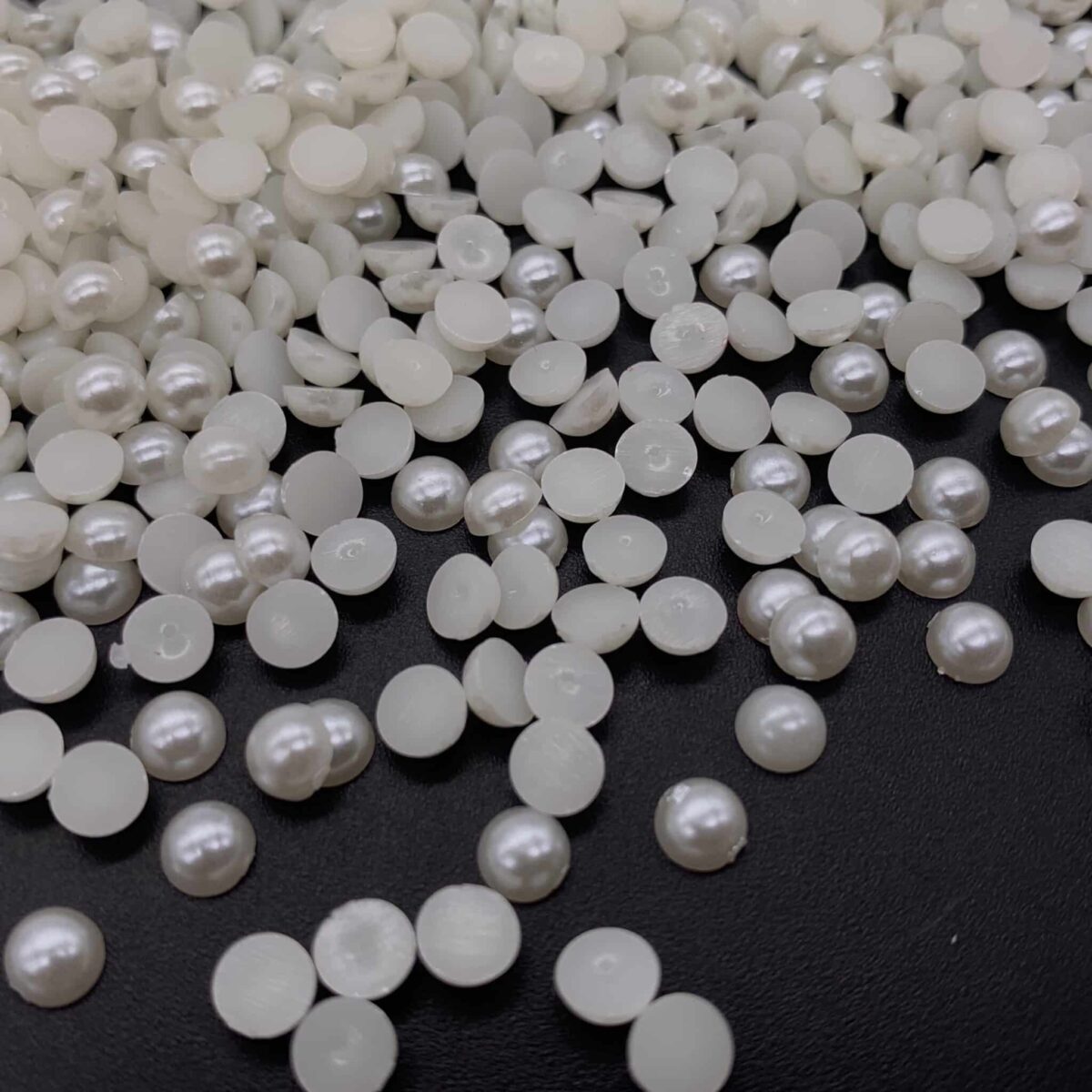 Meio Pérola 5mm  creme com 500gramas - Imagem 2
