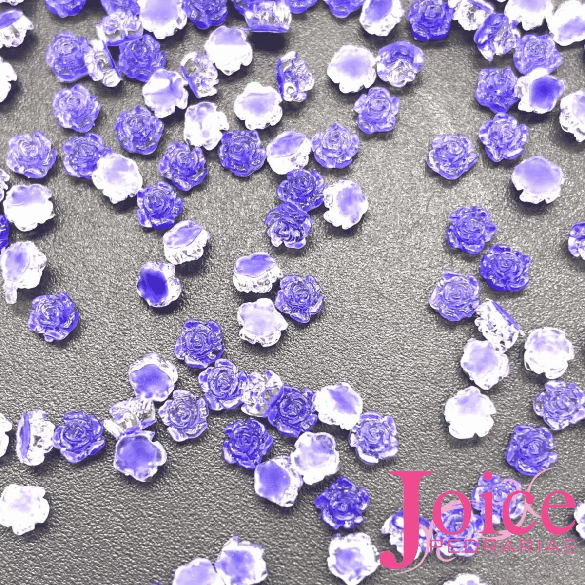 Mini Rosa 3D Neon Resina 3mm C/5000 Unidades Brilho No Escuro - Imagem 7