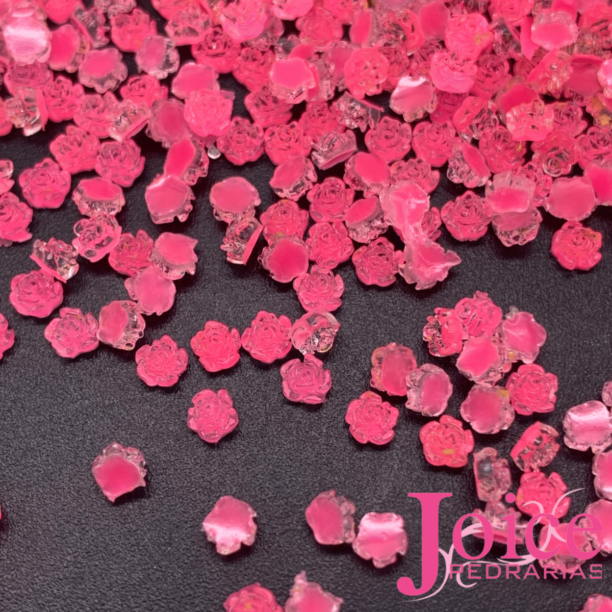 Mini Rosa 3D Neon Resina 3mm C/5000 Unidades Brilho No Escuro - Imagem 9