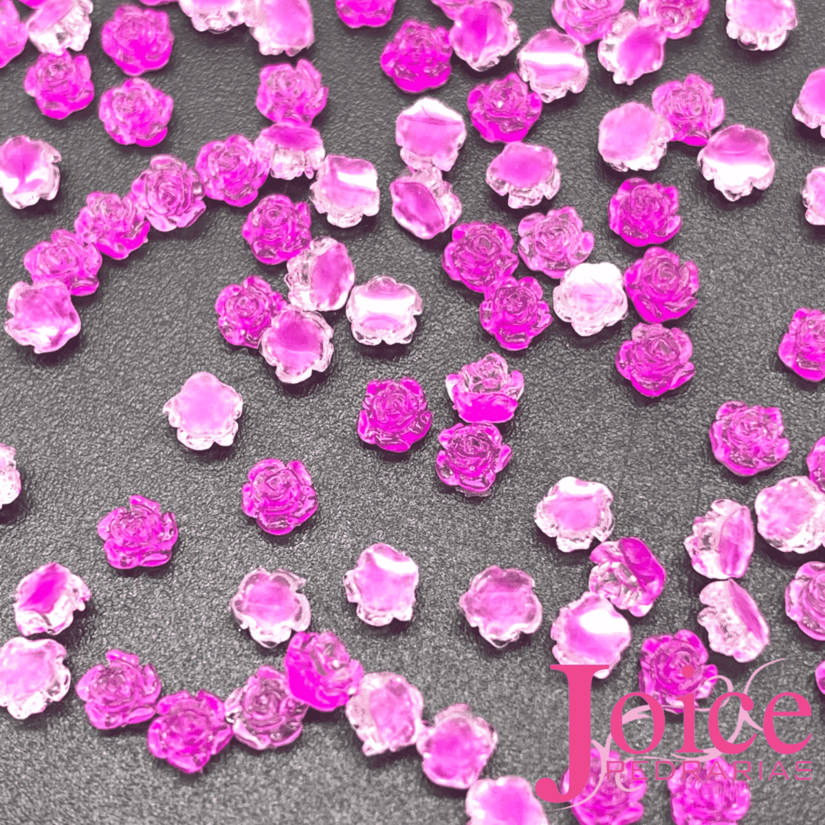 Mini Rosa 3D Neon Resina 3mm C/5000 Unidades Brilho No Escuro - Imagem 10