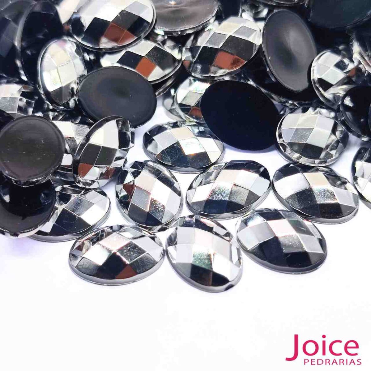 Sextavado Oval 10mm X 14mm Acrílico C/1000Unidades - Imagem 35