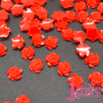 Mini Rosa 3D-5mm Resina  leitosa C/5000 Unidades - Imagem 3