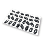 Imitação Swarovski Formato Irregular Base Reta Com Furo 9mm × 20mm C/140unidades - Imagem 10
