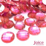 Chaton Redondo Acrílico Com Furo Para Costura 14mm C/500Unidades - Imagem 7