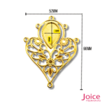Tag Gota De Metal Para Chaton 52mm x 66mm C/50-Unidades