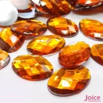 Sextavado Oval 18mm X 25mm Acrílico C/200Unidades - Imagem 13