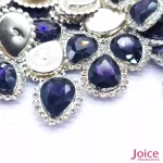 Gota Cristal Imitação Swarovski Com Strass Base De Aço C/200unidades - Imagem 41