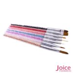 Kit Pincel para Unhas Artísticas Colorido C/7Pcs - Imagem 2