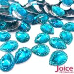 Indiana Gota Resina Base Reto Para Colagem 13mm X 18mm C/300Unidades - Imagem 7