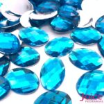 Sextavado Oval 18mm X 25mm Acrílico C/200Unidades - Imagem 3