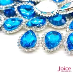 Gota Cristal Imitação Swarovski Com Strass Base De Aço C/200unidades - Imagem 21