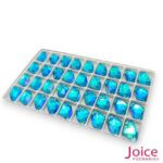 Imitação Swarovski Gota Base Reta Com furo 13mm X 22mm C/96Unidades - Imagem 13
