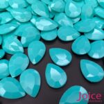 Gota Base Irregular Acrílico Leitoso 13mm X 18mm C/500Unidades