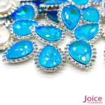 Gota Cristal Imitação Swarovski Com Strass Base De Aço C/200unidades - Imagem 28
