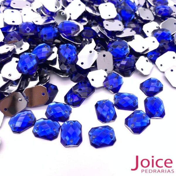 Retângulo Acrílico com Furo 8mm X 10mm C/2000Unidades