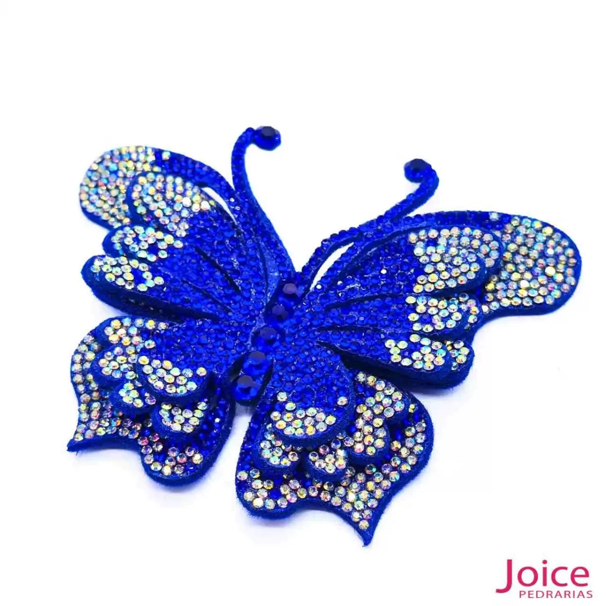 Aplique Borboleta Com Strass De Cristal 90mm x 100mm C/5-Unidades Ref:22-607 - Imagem 6