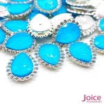 Gota Cristal Imitação Swarovski Com Strass Base De Aço C/200unidades - Imagem 32