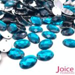 Chaton Oval Base Reta Com Furo 10mm X 14mm C/1000Unidades - Imagem 2